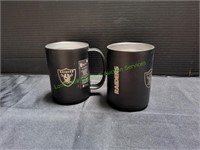 (2) Boelter NFL Raiders 15oz Ultra Mugs
