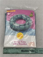NEW Sun Squad Inflatable Swim Tube W/ Handles
