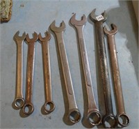 7 assorted open end Wrenches