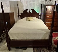 Sumter Cherry Full/Queen Poster Bed Frame & Rails