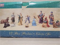 Traditions 12pc Nativity Set w/ Box