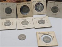 9 - War Era Jefferson Nickels
