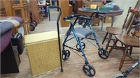 WICKER LAUNDRY HAMPER - CANE - MEDLINE WALKER