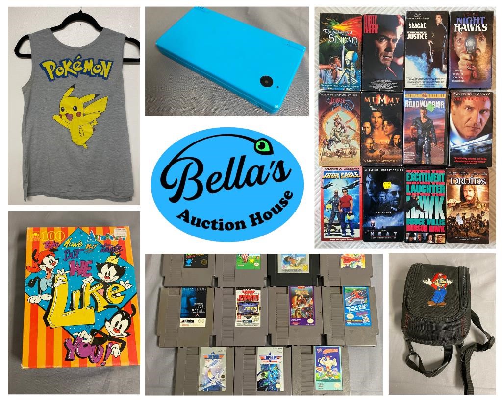 Small Sale with LOTS of Lots! Video Games, Pokemon, Movies!