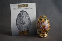 Franklin Mint Cloisonne Style Collector Egg