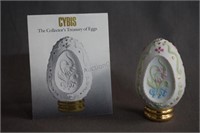 Franklin Mint Cybis Style Porcelain Collector Egg