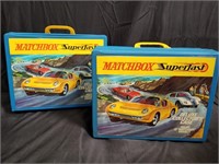 Group of Matchbox superfast cars in collectors