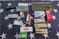 Large Assortment of Staplers & Brads