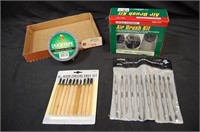 Air Brush Kit, Wood Carving Kit, Pick Set