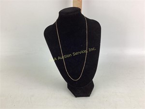 14k gold necklace, 1 gram
