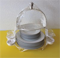 New Wallace Fine China Serving Set