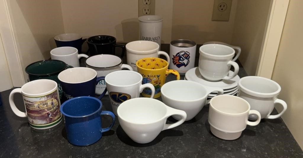 Assortment of mugs