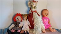 Vintage Doll, Raggedy Ann, & Other Dolls