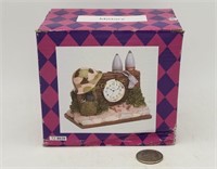 Vintage Military Themed Clock Nikko New In Box