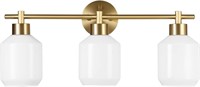 Globe Electric 52055 Cannes 3-Light, Gold