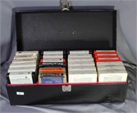 Case of 8-track tapes