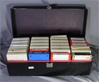 Case of 8-track tapes