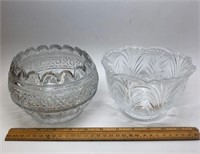 Cut Glass Dishes (2)