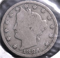 1886 V NICKEL G