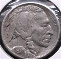 1914 S BUFFALO NICKEL  AU 58