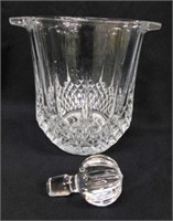 Crystal champagne bucket, 8" tall - Crystal