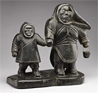 UNIDENTIFIED INUIT ARTIST, Standing Woman and Chil