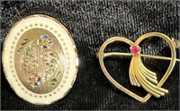 (2) Vintage Brooches