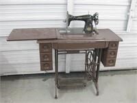 Antique Treadle Special Sewing Machine W/ Table