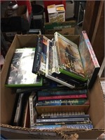 BOX W/ DVD'S AND GAMES