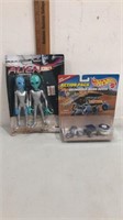 Hot wheels Mars rover set and NOS alien series