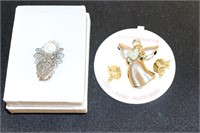 Assorted Pins & Brooches Featuring Angels