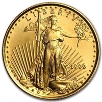 1999 1/10 Oz American Gold Eagle Bu