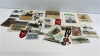 Vintage military photos, postcards, etc