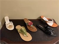 Selection of ladies spring and summer footwear.