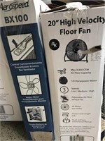 2pack- 
20” high velocity floor fan
20” aero