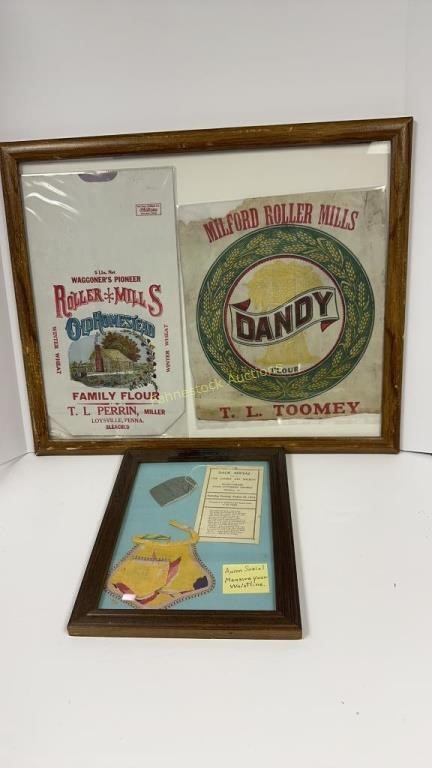 2 framed Perry county advertisement