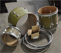 Vintage drum set project, see pics