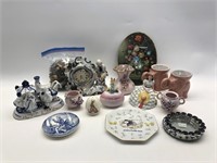 Assortment of Porcelain Decor Items & More