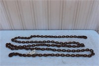 20', 3/8" chain w/hook ends