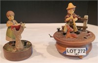 (2) Anri Switzerland Thorn Movements Musical Figs.