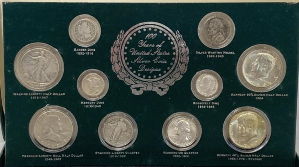 100 Years of U.S. Silver Coin Designs