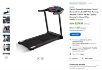 E8068  Electric Treadmill with Bluetooth