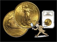 1928 MS 63 NGC $20 Gold Saint Gaudens