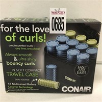 CONAIR BOUNCY CURLS IN TRAVEL CASE