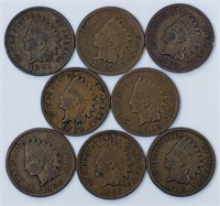 1901 thru 1908 Indian Head Pennies