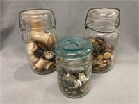 Vintage Buttons and Thread Spools