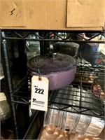 Le Cruset Staub Purple Oval Dutch Oven