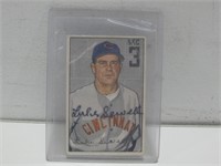 1952 Signed Luke Sewell Bowman Baseball Card