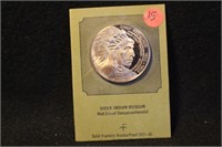 Sioux Indian Chief Red Cloud Bronze Sesqui Coin