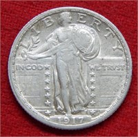 1917 Standing Liberty Silver Quarter - Type II